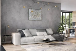 Handgemaltes Gemälde 'Silver Spikes' 100x75cm | inkl. Echtheitszertifikat