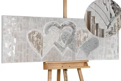Handgemaltes Gemälde 'Simply Love' 150x50cm | inkl. Echtheitszertifikat
