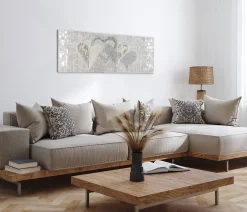 Handgemaltes Gemälde 'Simply Love' 150x50cm | inkl. Echtheitszertifikat