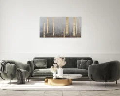 Handgemaltes Gemälde 'Solar Accent' 120x60cm | inkl. Echtheitszertifikat