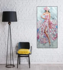 Handgemaltes Gemälde 'Sommer auf der Haut' 60x120cm | inkl. Echtheitszertifikat