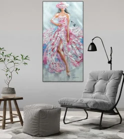 Handgemaltes Gemälde 'Sommer auf der Haut' 60x120cm | inkl. Echtheitszertifikat