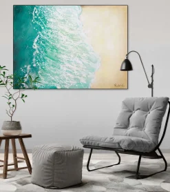 Handgemaltes Gemälde 'Sommer in Ibiza' 100x75cm | inkl. Echtheitszertifikat