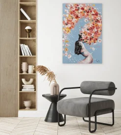 Handgemaltes Gemälde 'Soul Blossom' 60x90cm | inkl. Echtheitszertifikat