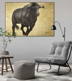 Handgemaltes Gemälde 'Spanisches Blut' 100x70cm | inkl. Echtheitszertifikat
