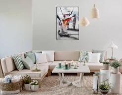 Handgemaltes Gemälde 'Spiegelkabinett' 80x120cm | inkl. Echtheitszertifikat