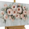 Handgemaltes Gemälde 'Splash of Roses' 90x60cm | inkl. Echtheitszertifikat