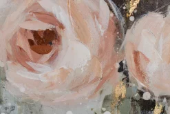 Handgemaltes Gemälde 'Splash of Roses' 90x60cm | inkl. Echtheitszertifikat