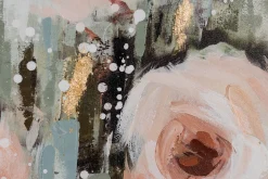 Handgemaltes Gemälde 'Splash of Roses' 90x60cm | inkl. Echtheitszertifikat