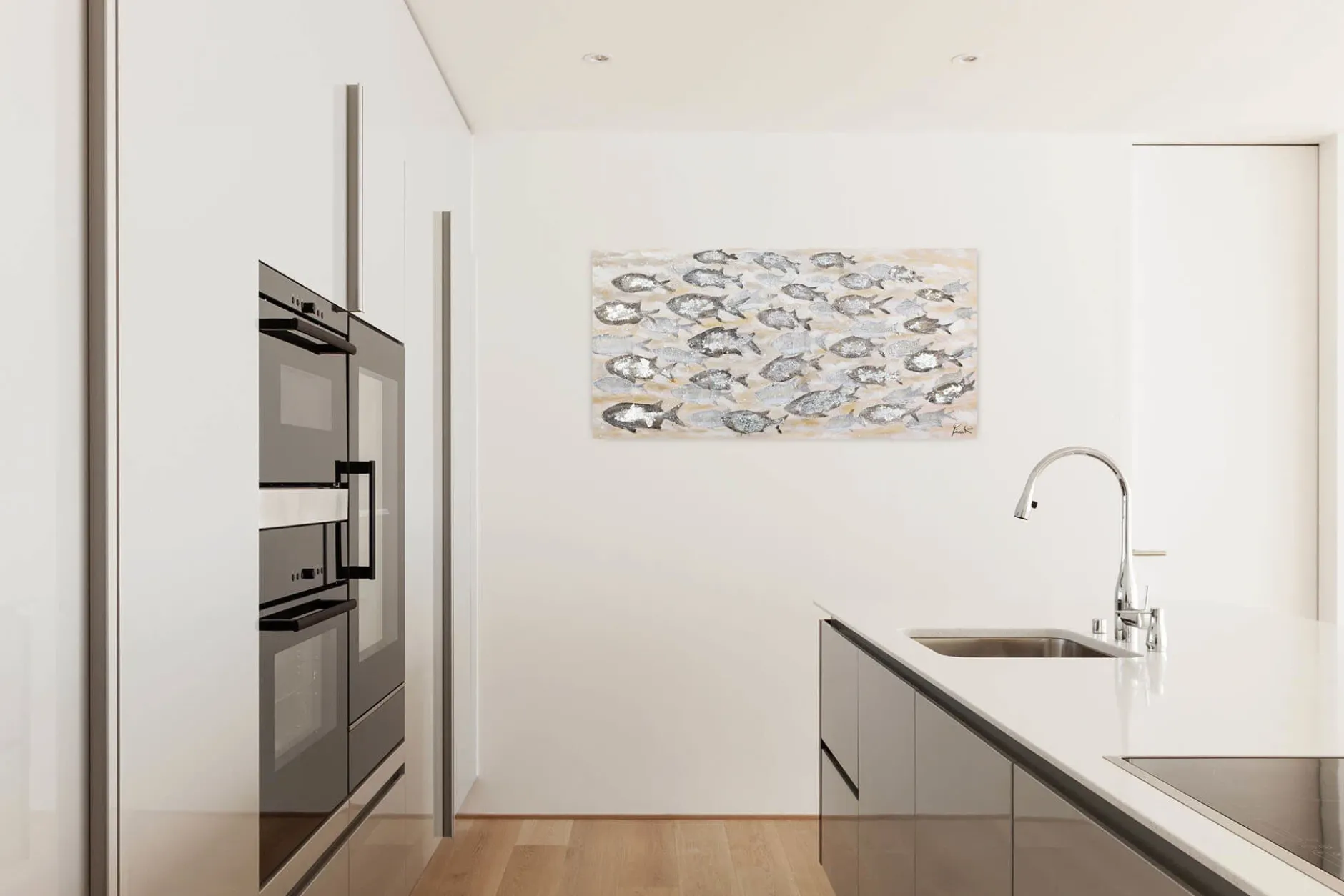 Handgemaltes Gemälde 'Standing Strong' 120x60cm | inkl. Echtheitszertifikat