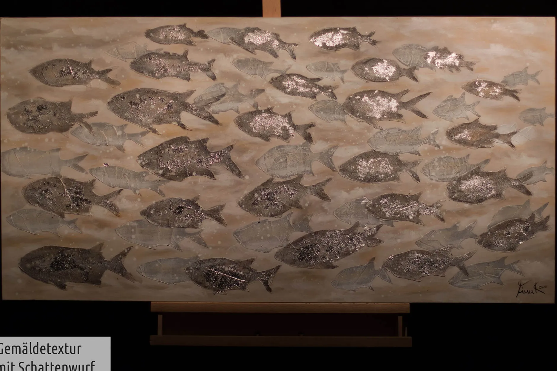 Handgemaltes Gemälde 'Standing Strong' 120x60cm | inkl. Echtheitszertifikat