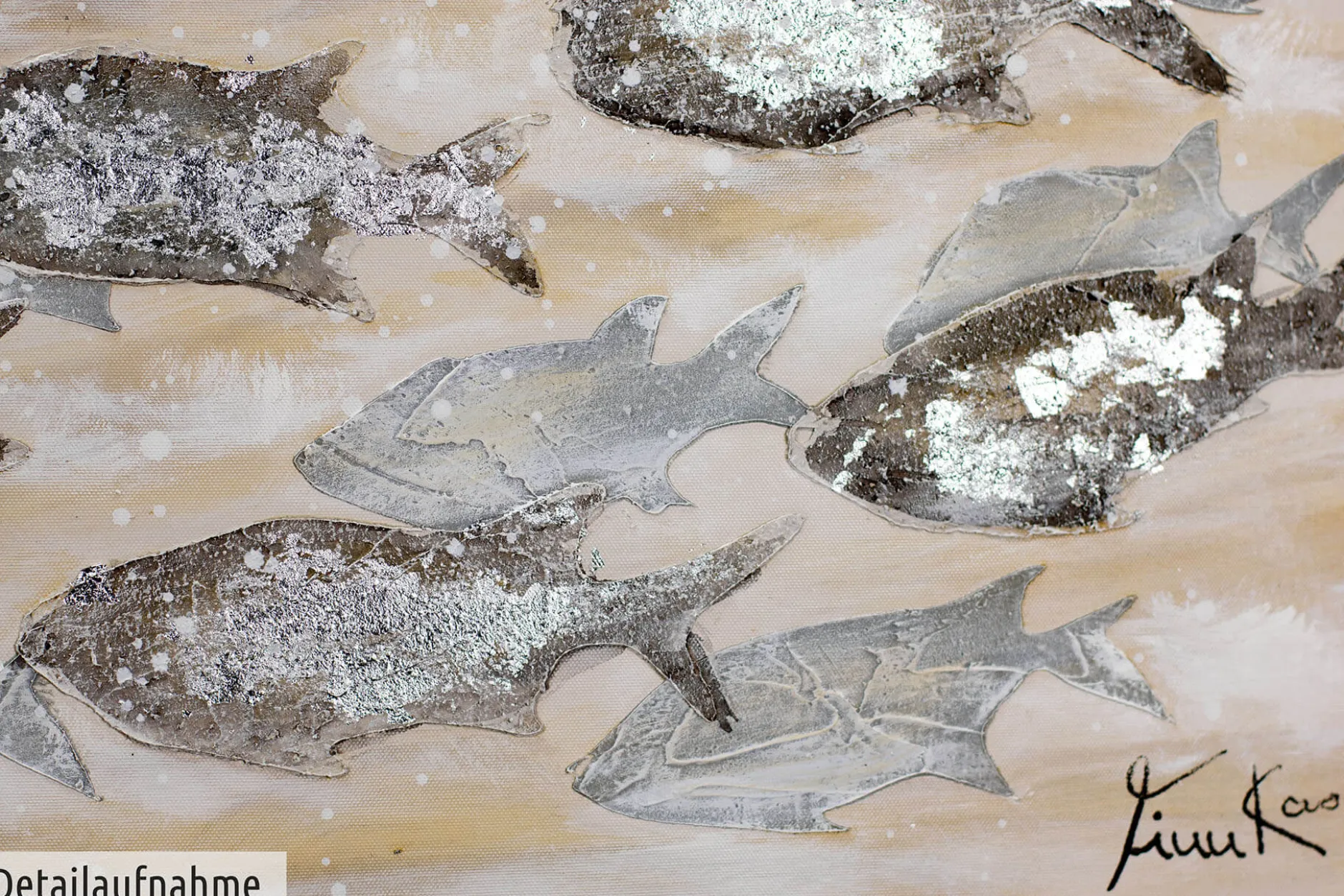 Handgemaltes Gemälde 'Standing Strong' 120x60cm | inkl. Echtheitszertifikat