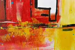Handgemaltes Gemälde 'Station Lebkuchen' 120x60cm | inkl. Echtheitszertifikat