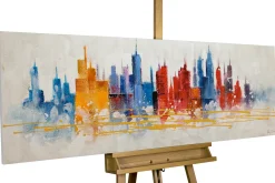 Handgemaltes Gemälde 'Status Quo' 150x50cm | inkl. Echtheitszertifikat