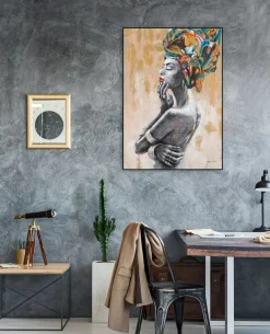 Handgemaltes Gemälde 'Stille Anmut' 70x100cm | inkl. Echtheitszertifikat