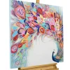 Handgemaltes Gemälde 'Stolze Farbenpracht' 80x80cm | inkl. Echtheitszertifikat
