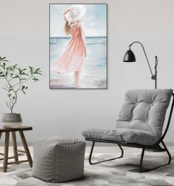Handgemaltes Gemälde 'Strandschönheit' 60x90cm | inkl. Echtheitszertifikat
