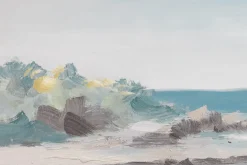 Handgemaltes Gemälde 'Strandtag' 150x50cm | inkl. Echtheitszertifikat