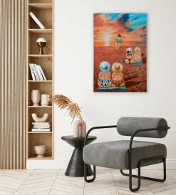 Handgemaltes Gemälde 'Strandurlaubstage' 60x90cm | inkl. Echtheitszertifikat