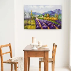 Handgemaltes Gemälde 'Streifen der süßen Erinnerung' 90x60cm | inkl. Echtheitszertifikat