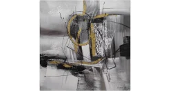 Handgemaltes Gemälde 'Sturm der See' 60x60cm | inkl. Echtheitszertifikat