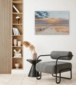 Handgemaltes Gemälde 'Sunset by the Sea' 90x60cm | inkl. Echtheitszertifikat