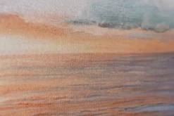Handgemaltes Gemälde 'Sunset by the Sea' 90x60cm | inkl. Echtheitszertifikat