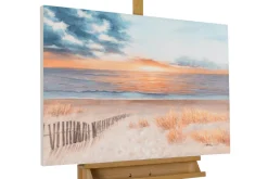 Handgemaltes Gemälde 'Sunset by the Sea' 90x60cm | inkl. Echtheitszertifikat