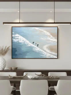 Handgemaltes Gemälde 'Surfstrand-Drift' | Echtheitszertifikat inklusive