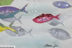 Handgemaltes Gemälde 'Surround me' 120x60cm | inkl. Echtheitszertifikat