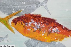 Handgemaltes Gemälde 'Surround me' 120x60cm | inkl. Echtheitszertifikat