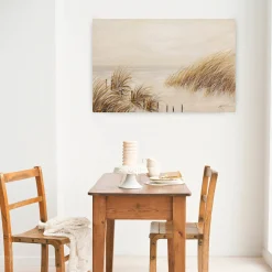 Handgemaltes Gemälde 'Tag am Strand' 90x60cm | inkl. Echtheitszertifikat