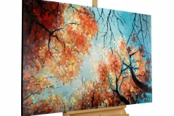 Handgemaltes Gemälde 'Tanz der Baumkronen' 120x75cm | inkl. Echtheitszertifikat