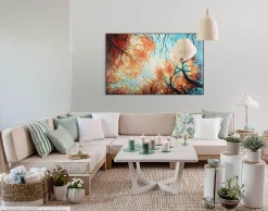 Handgemaltes Gemälde 'Tanz der Baumkronen' 120x75cm | inkl. Echtheitszertifikat