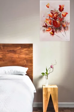 Handgemaltes Gemälde 'Temper is a Weapon' 60x80cm | inkl. Echtheitszertifikat