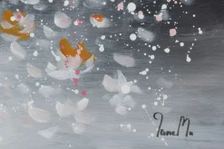 Handgemaltes Gemälde 'Tender Flower' 60x90cm | inkl. Echtheitszertifikat