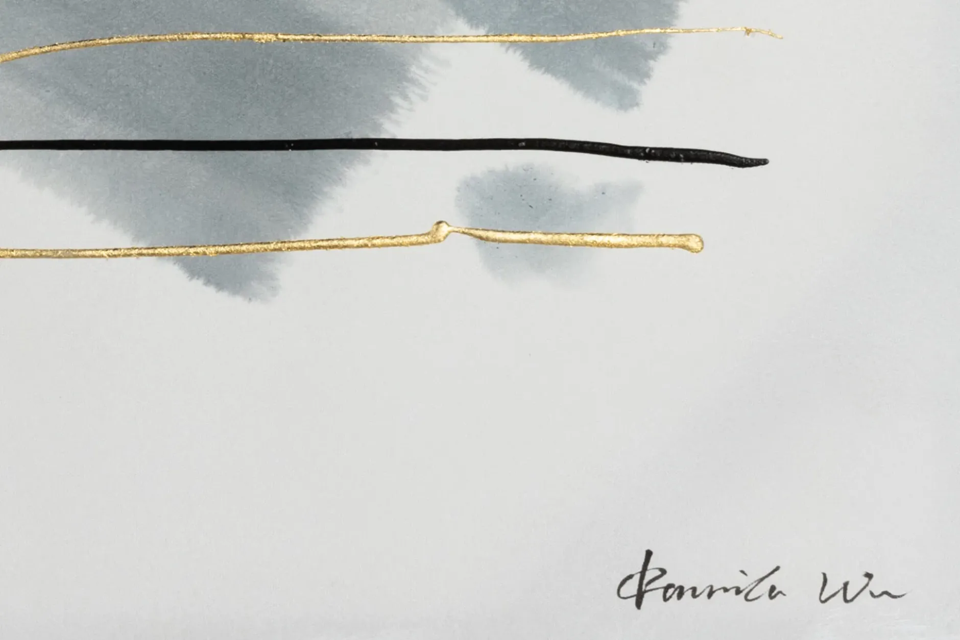 Handgemaltes Gemälde 'Tepid Breath' 100x75cm | inkl. Echtheitszertifikat