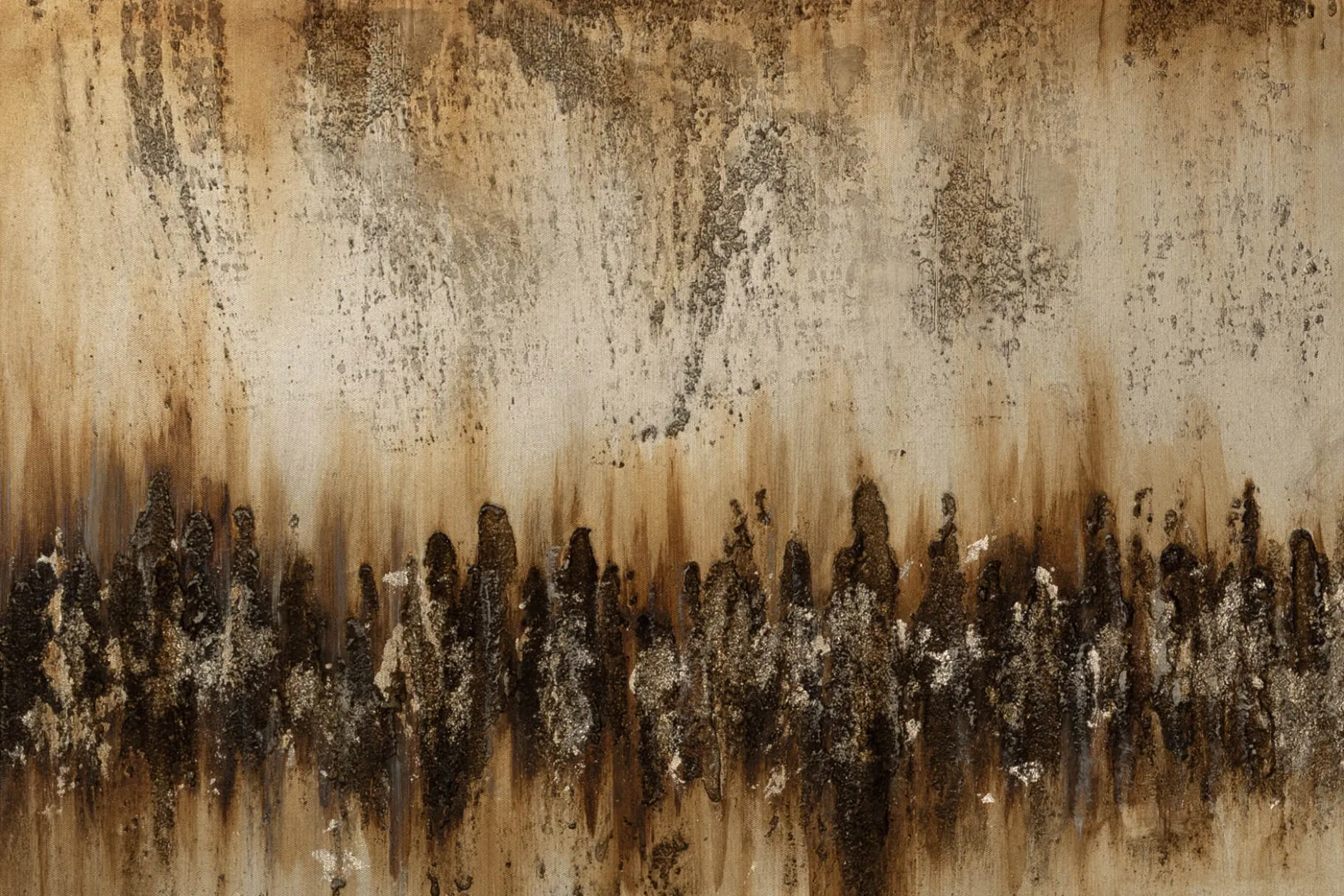 Handgemaltes Gemälde 'The Earth's Gradient' 140x70cm | inkl. Echtheitszertifikat