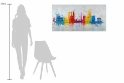 Handgemaltes Gemälde 'The Eternal City' 120x60cm | inkl. Echtheitszertifikat
