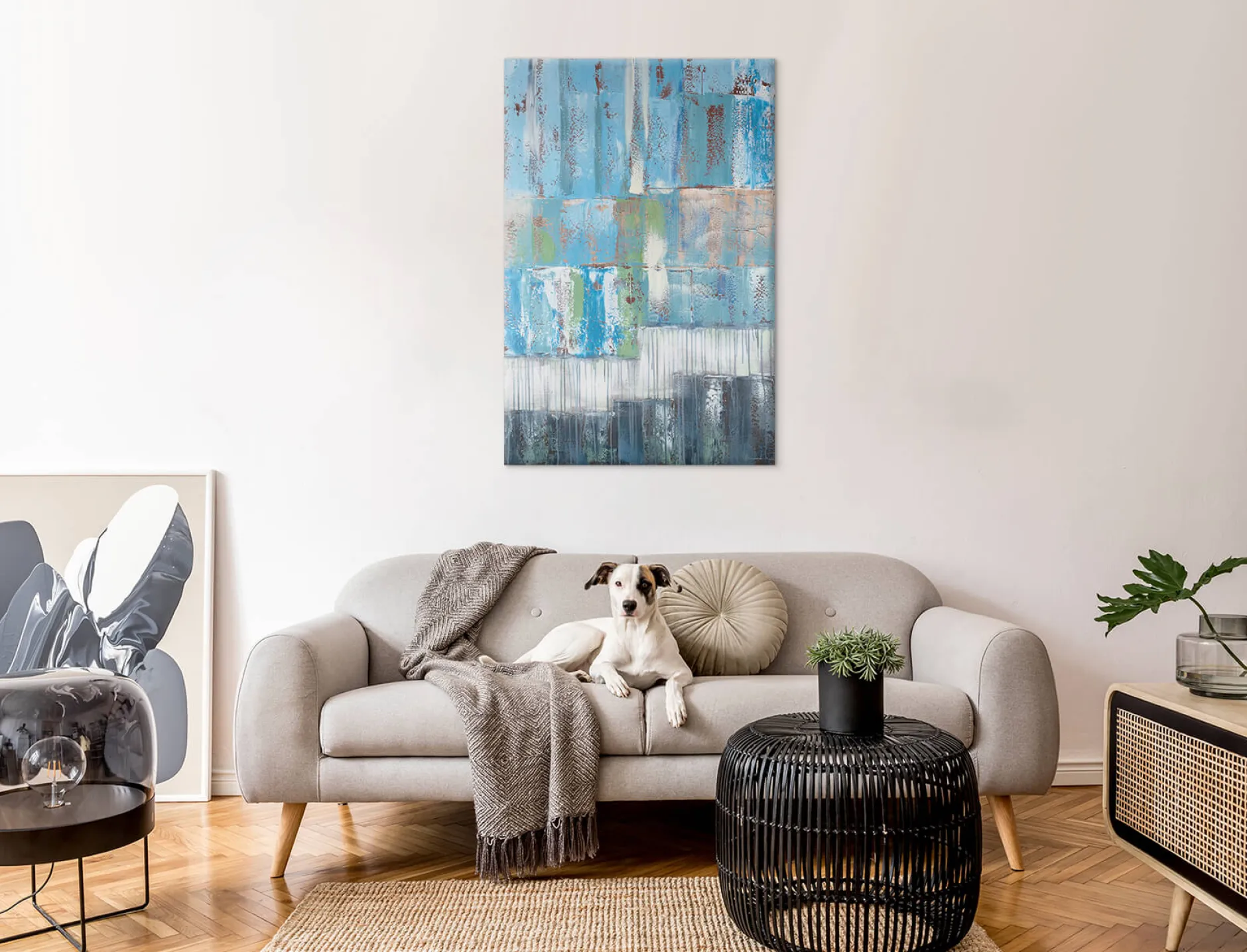 Handgemaltes Gemälde 'Tiefenentspannung' 80x120cm | inkl. Echtheitszertifikat