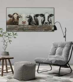 Handgemaltes Gemälde 'Tierische Freundschaft' 100x50cm | inkl. Echtheitszertifikat