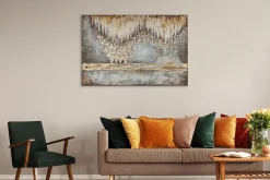 Handgemaltes Gemälde 'Tropfsteinhöhle' 120x80cm | inkl. Echtheitszertifikat