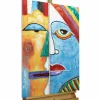 Handgemaltes Gemälde 'Two Faces' 60x90cm | inkl. Echtheitszertifikat
