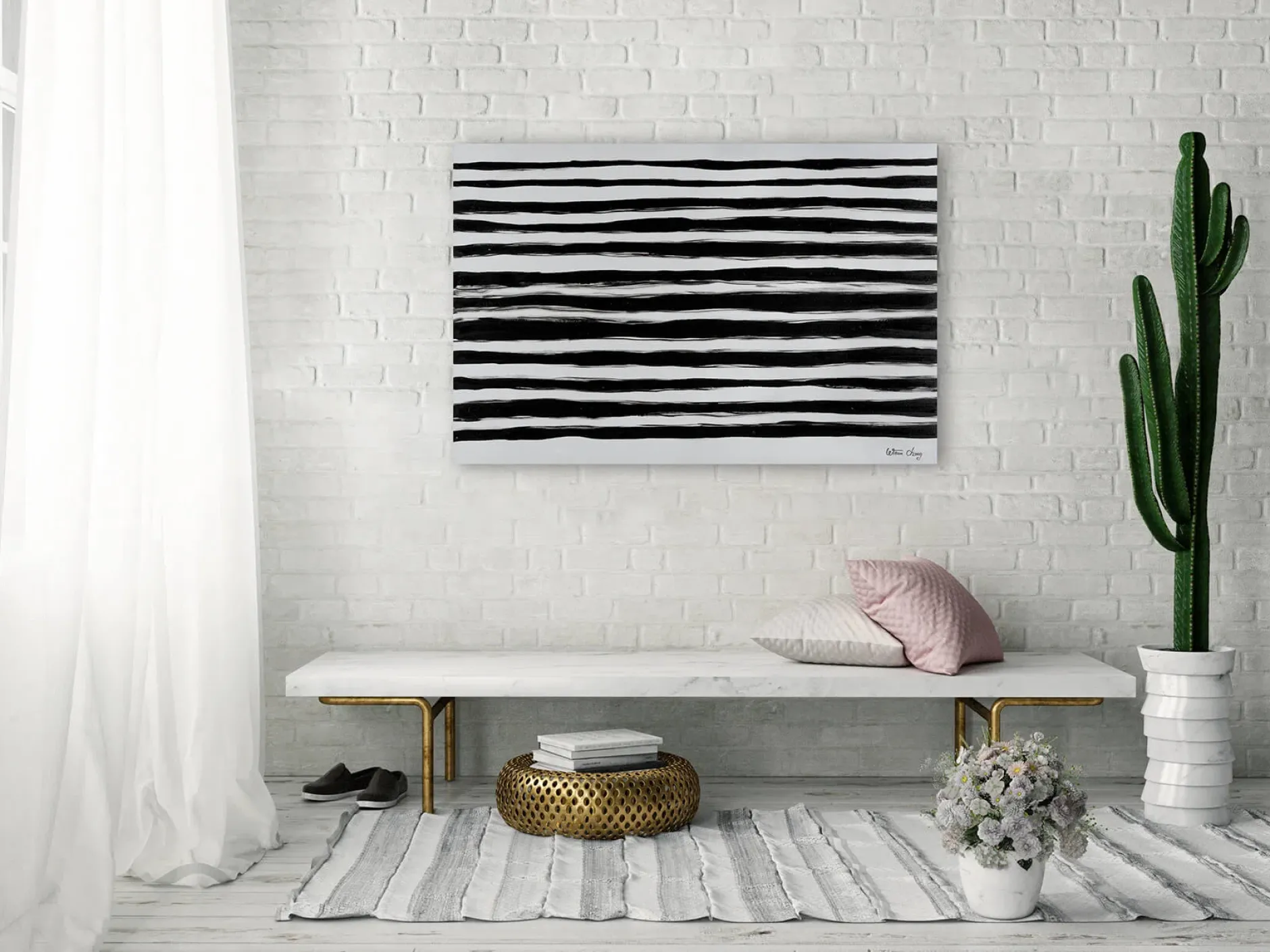 Handgemaltes Gemälde 'Two Sides of Life' 120x80cm | inkl. Echtheitszertifikat