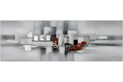 Handgemaltes Gemälde 'Umringt von Nebel' 150x50cm | inkl. Echtheitszertifikat
