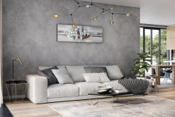 Handgemaltes Gemälde 'Umringt von Nebel' 150x50cm | inkl. Echtheitszertifikat