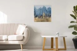 Handgemaltes Gemälde 'Under Cover of Night' 60x60cm | inkl. Echtheitszertifikat