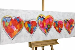 Handgemaltes Gemälde 'Undisclosed Crush' 150x50cm | inkl. Echtheitszertifikat