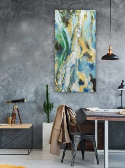 Handgemaltes Gemälde 'Ungestüme Reize' 60x120cm | inkl. Echtheitszertifikat