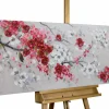 Handgemaltes Gemälde 'Unvergängliche Blüten' 150x50cm | inkl. Echtheitszertifikat